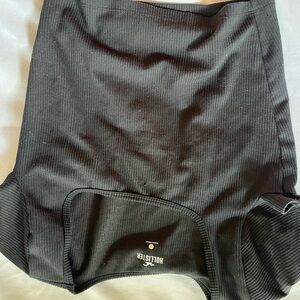 Hollister Black Ribbed Top